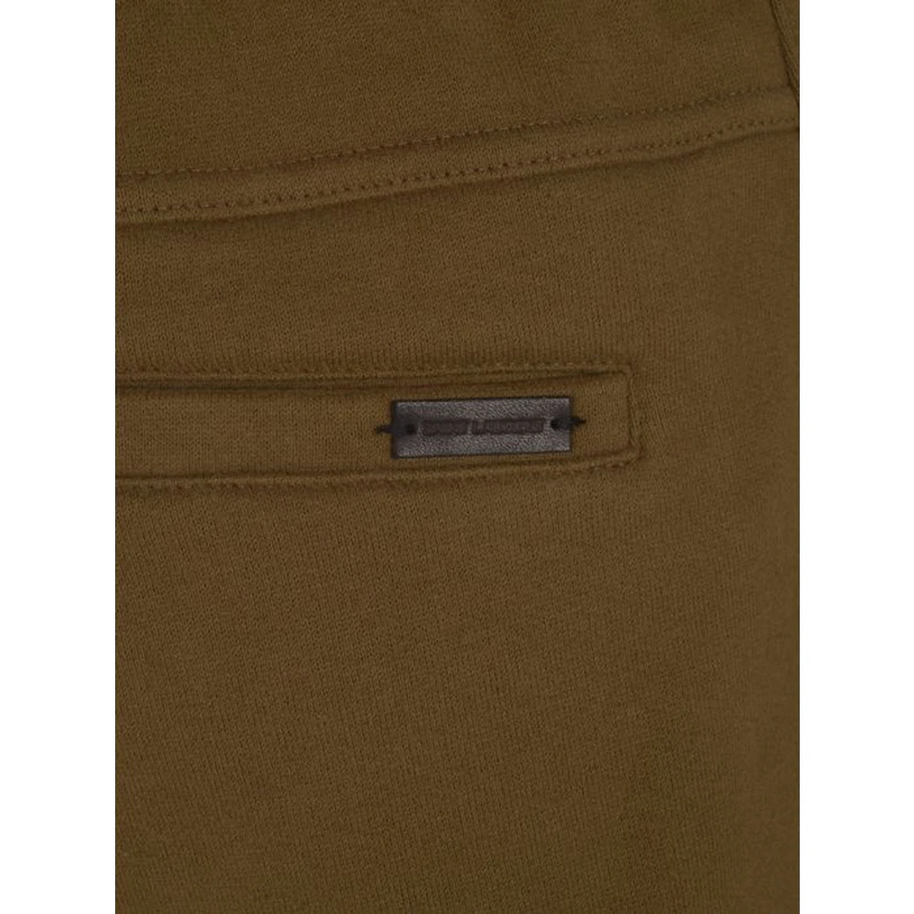 Saint Laurent Katoenen Sweatpant Green Heren