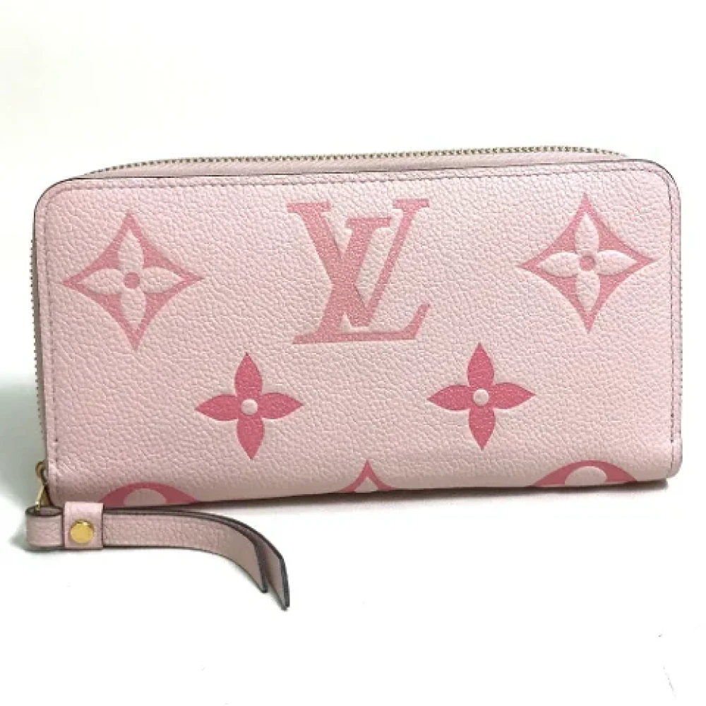 Louis Vuitton Vintage Pre-owned Leather wallets Pink Dames