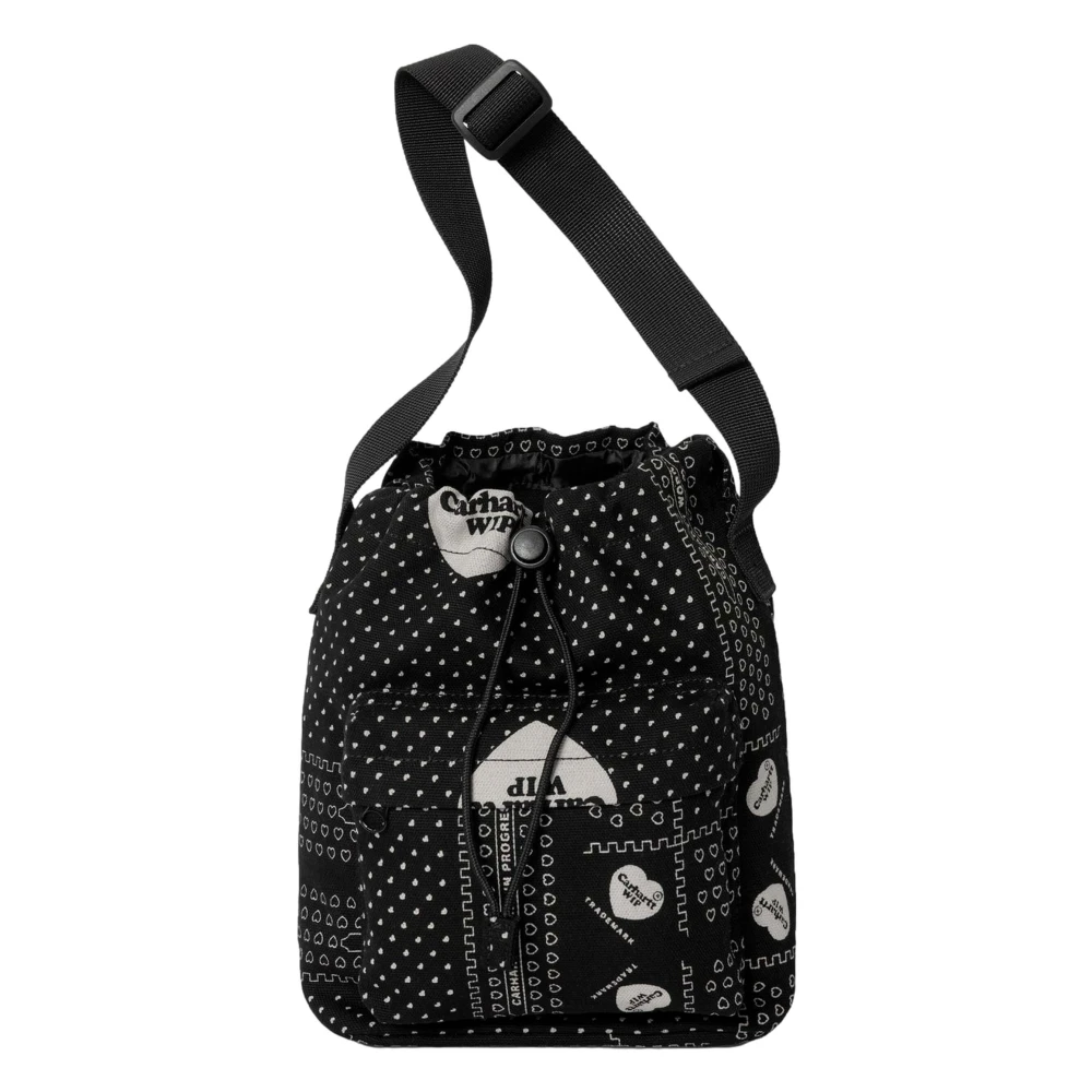 Carhartt WIP Hart Bandana Schouder Tas Black Dames