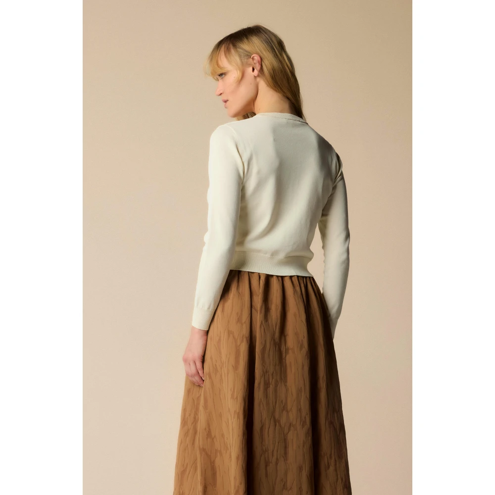 Kocca Stijlvolle Cardigans voor elke gelegenheid White Dames
