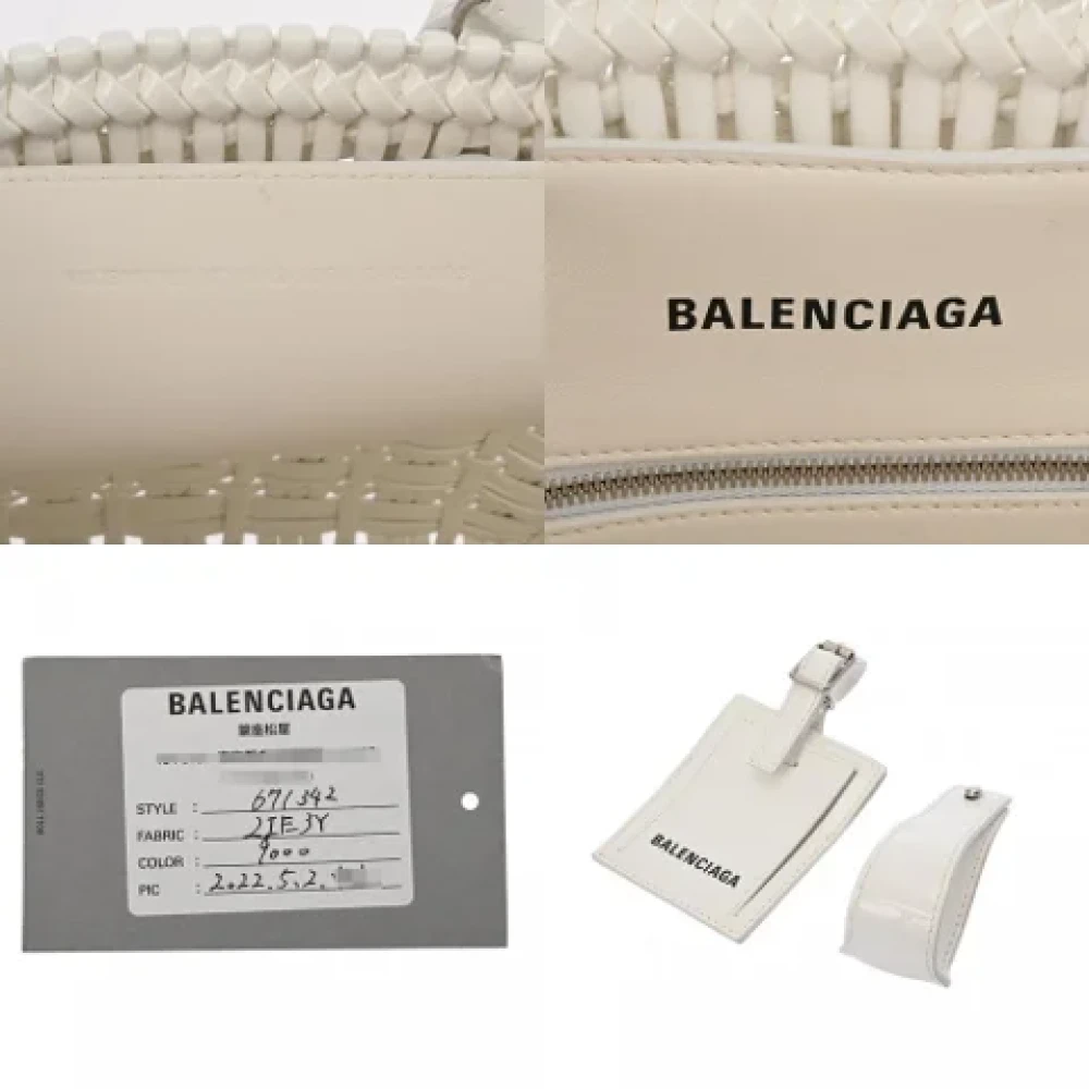 Balenciaga Vintage Pre-owned Leather balenciaga-bags White Dames