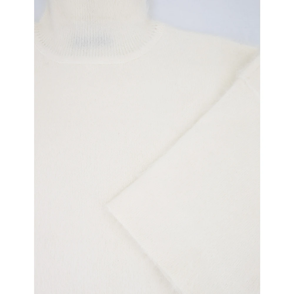 Fabiana Filippi Mohair Oversize Gebreide Trui White Dames