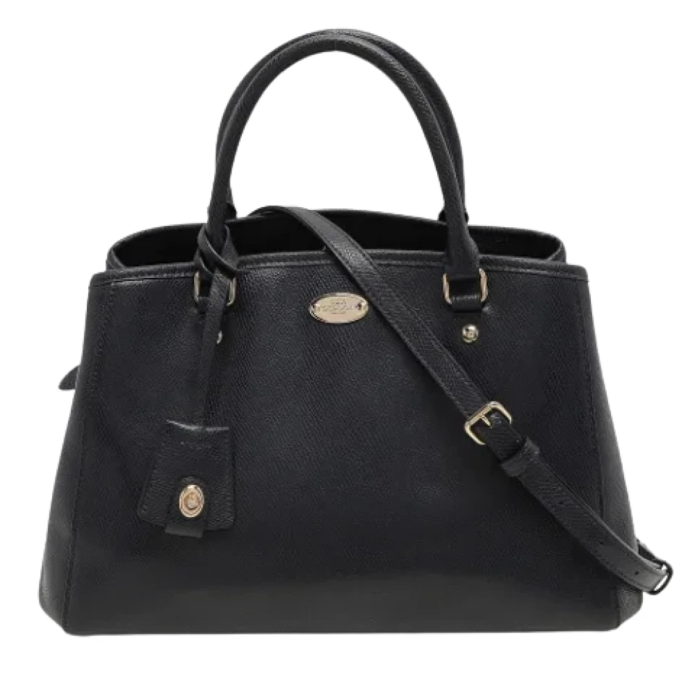 Coach Pre-owned Leather handbags Black Dames