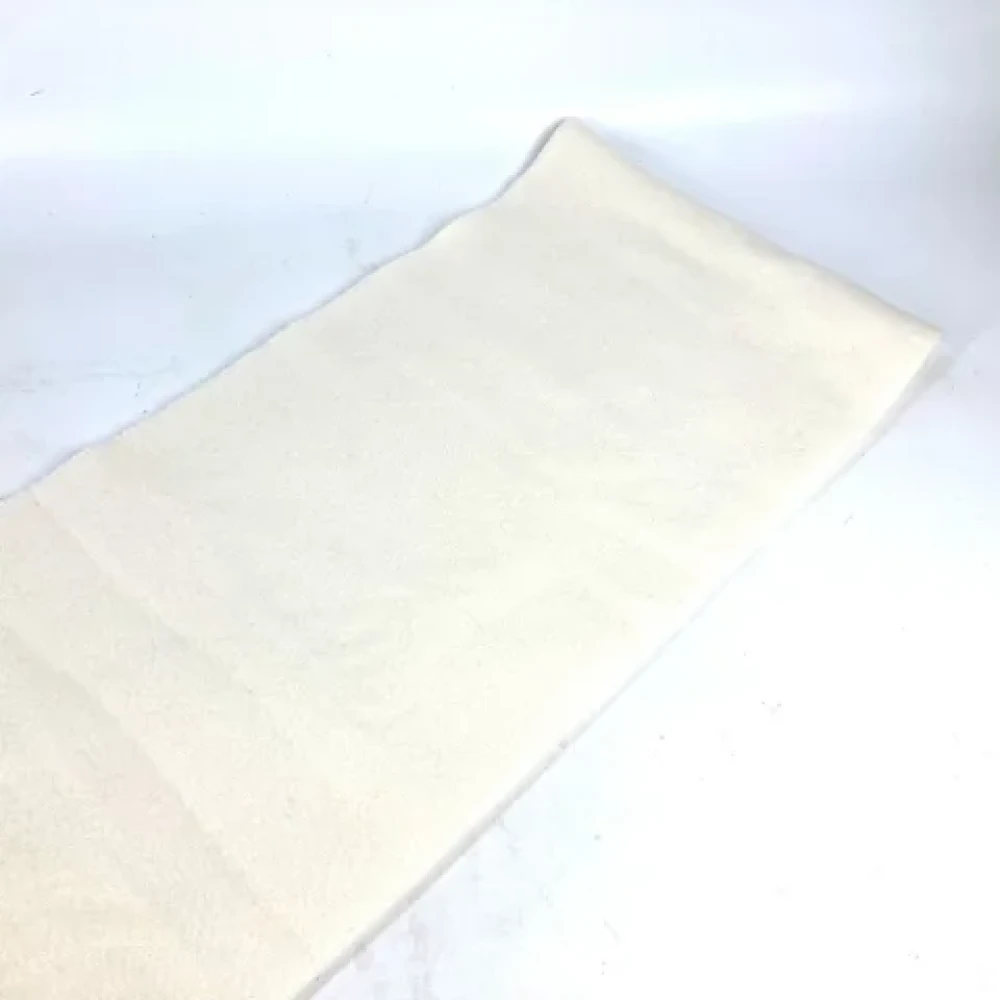 Louis Vuitton Vintage Pre-owned Wool scarves White Dames