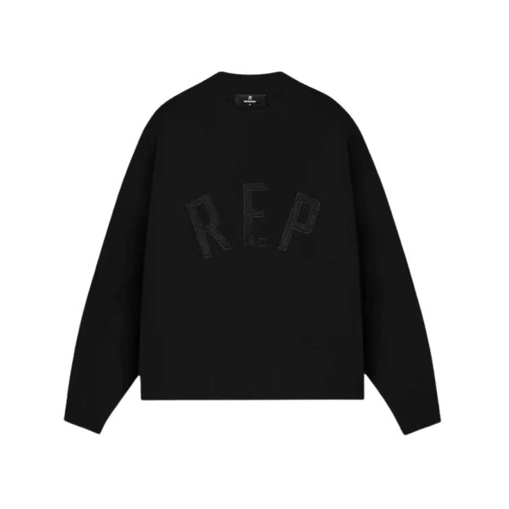Represent Geborduurde Trui Zwart Black Heren
