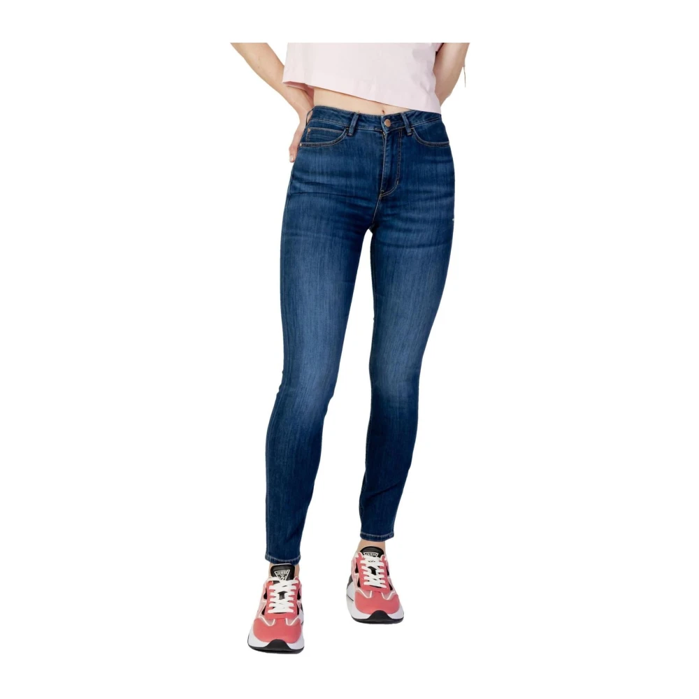 Guess Stijlvolle Skinny Jeans voor Vrouwen Blue Dames