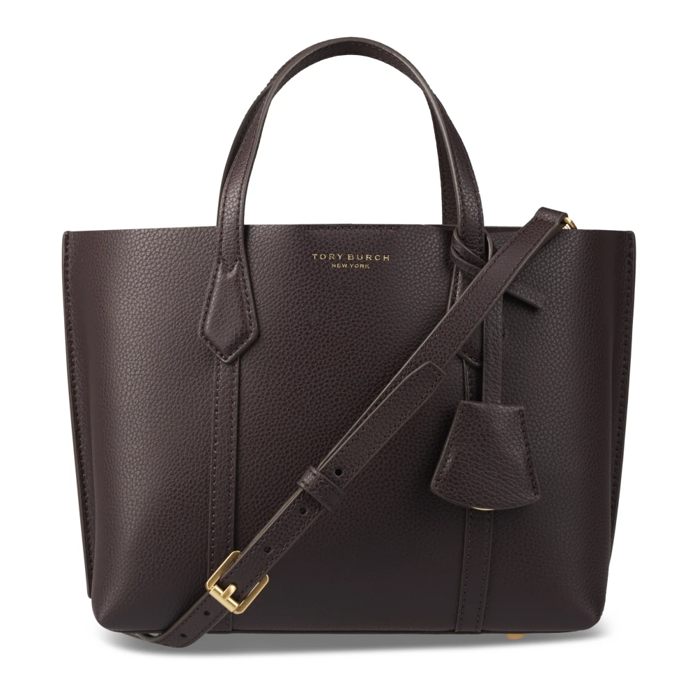 TORY BURCH Drievoudige kleine tote tas Brown Dames