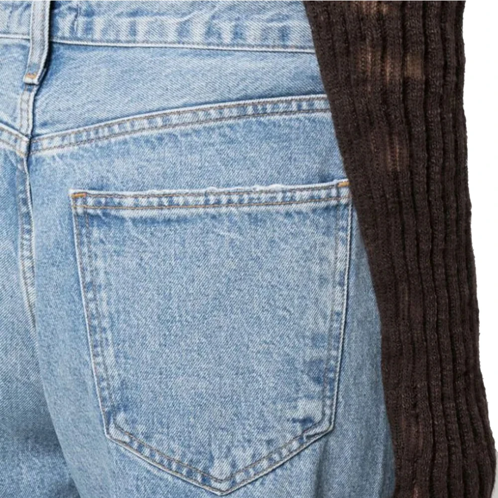 Agolde Casual Baggy Jeans Blue Dames