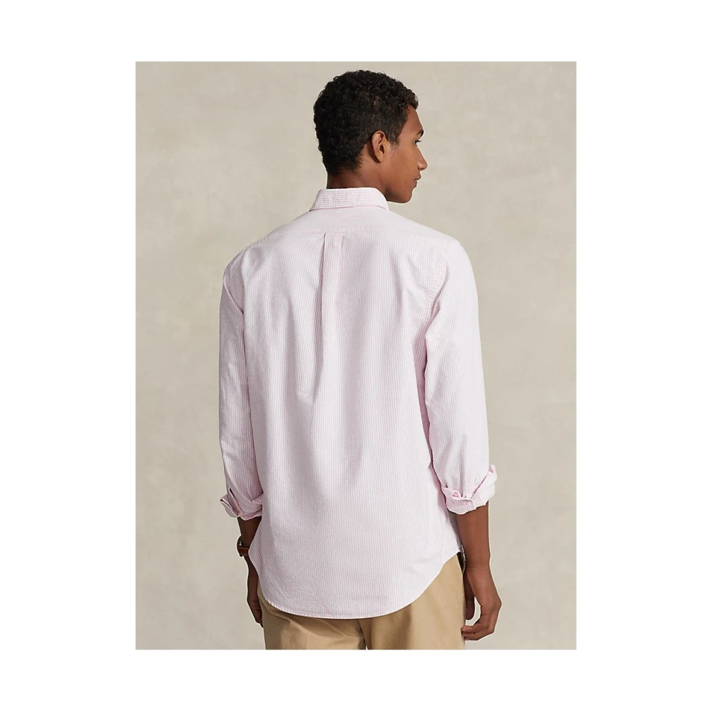 Ralph Lauren Casual Overhemd Pink Heren