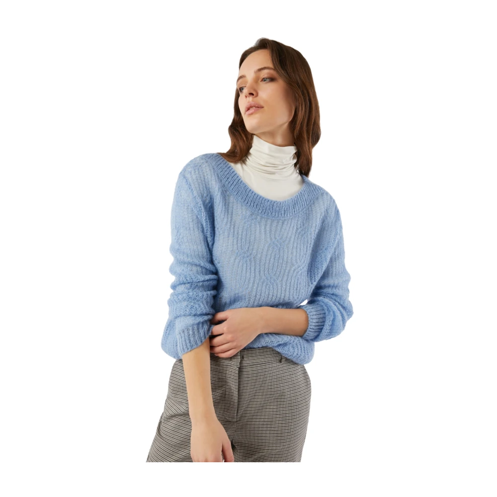 Pennyblack Slim Fit Sweater Blue Dames