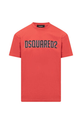t-shirt-en-coton-orange-avec-logo