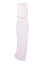 robe-longue-lila-a-col-v
