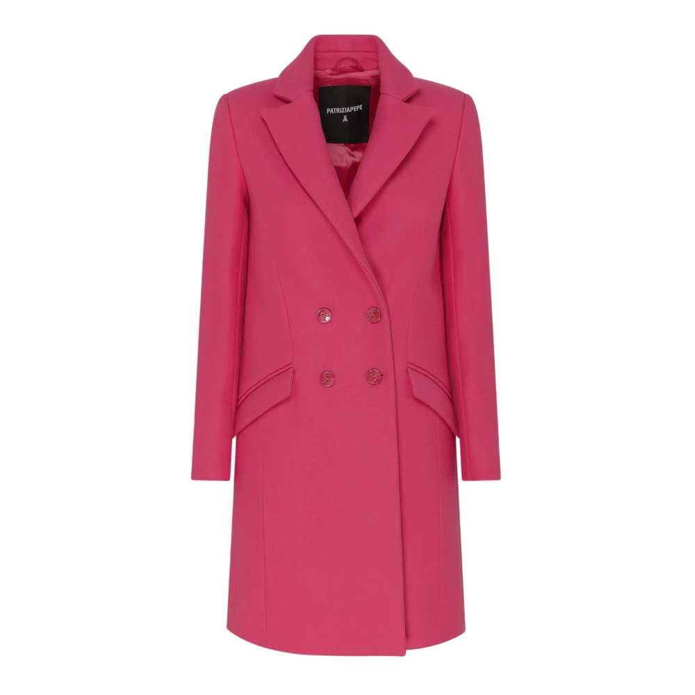 Coats > Double-Breasted Coats - - Patrizia Pepe - Modalova