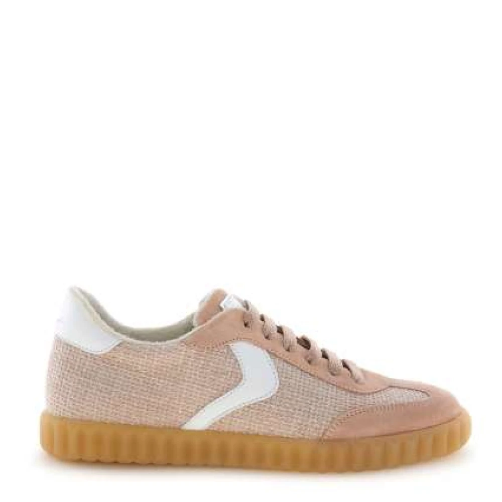 Voile Blanche Sneakers Dames Schoenen Roze