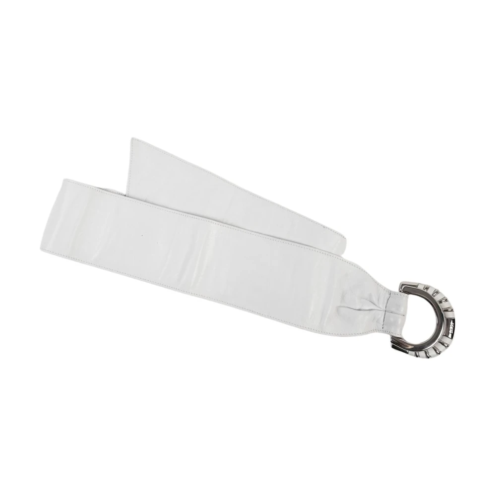Tod's Vrouw Wit Te Leren Riem Stijlvol Accessoire