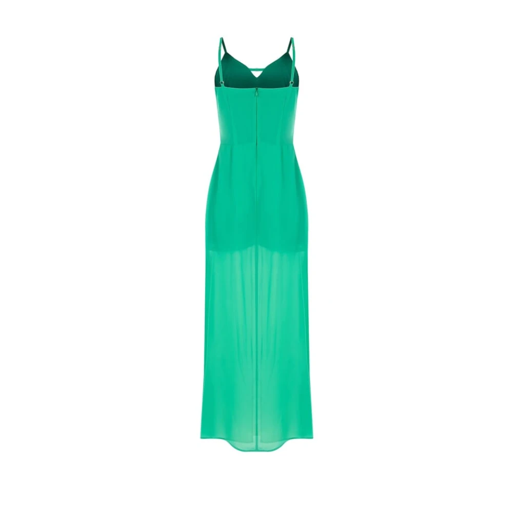 RINASCIMENTO Georgette Rok Jumpsuit met Treineffect Green Dames