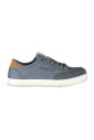 sneaker-en-polyester-bleu-avec-lacets