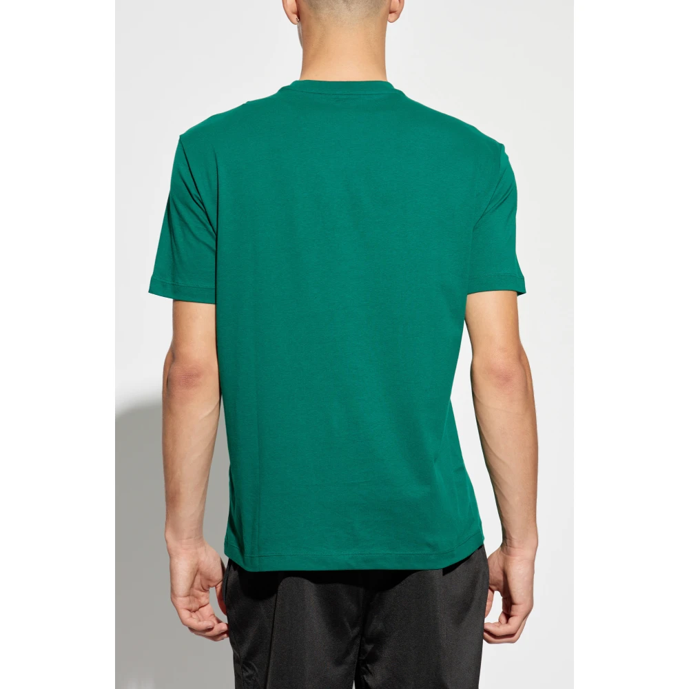 Emporio Armani EA7 Katoenen T-shirt Green Heren