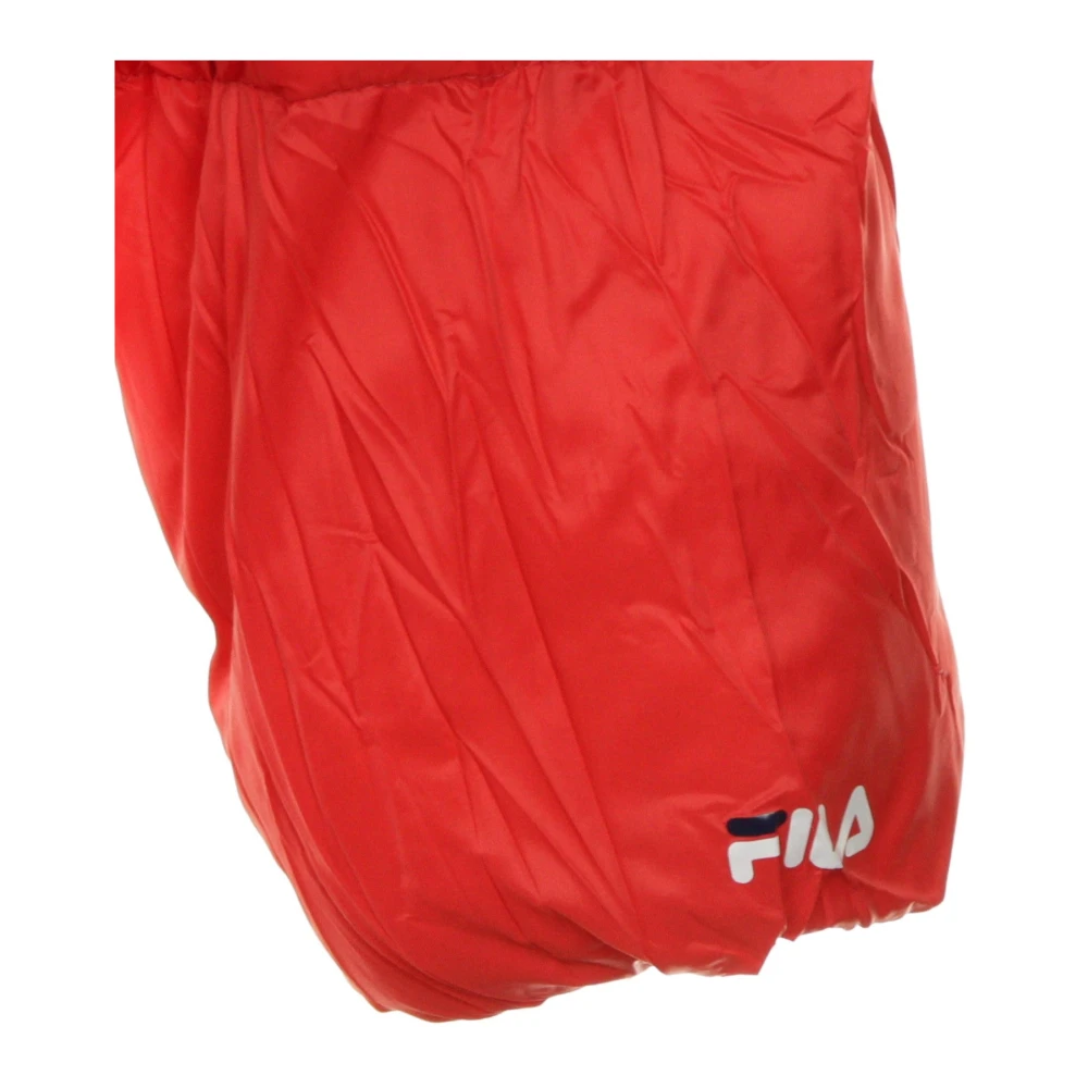 Fila Puff Heren Donsjack in Rood Wit Red Heren