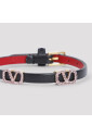 black-leather-v-logo-bracelet