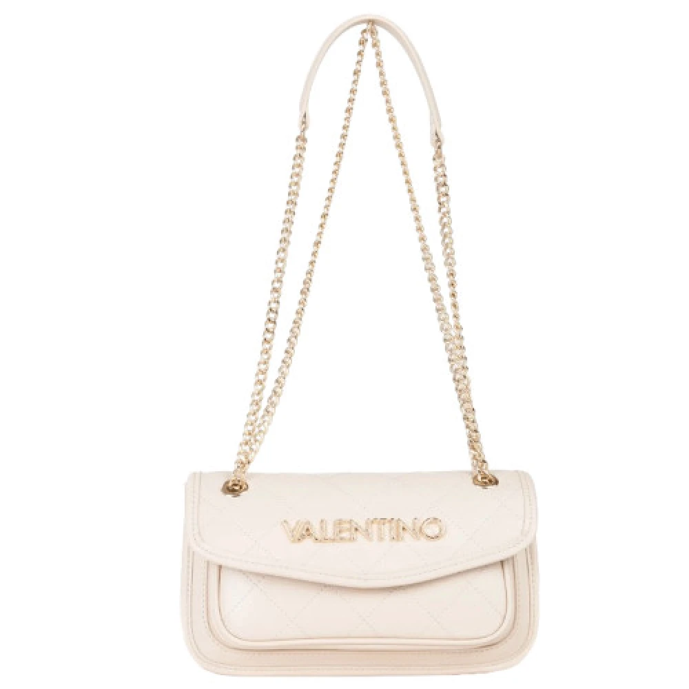Valentino by Mario Valentino Beige handtas met meerdere compartimenten Beige Dames