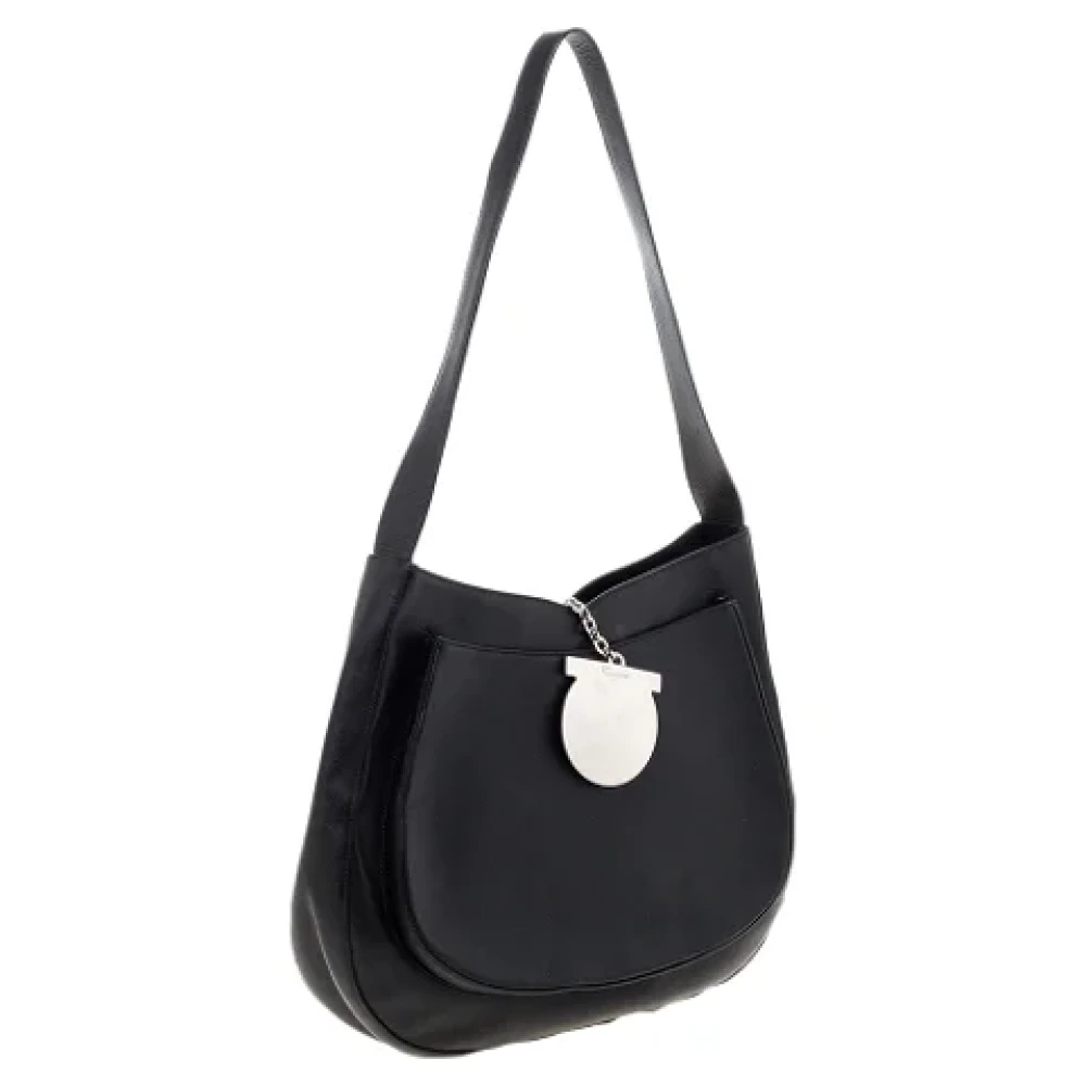 Salvatore Ferragamo Pre-owned Leather handbags Black Dames