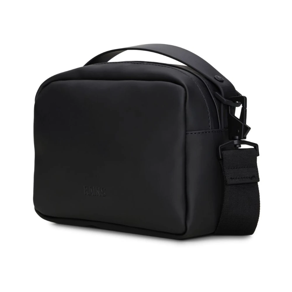 Rains Waterdichte Box Bag met Verstelbare Band Black Dames