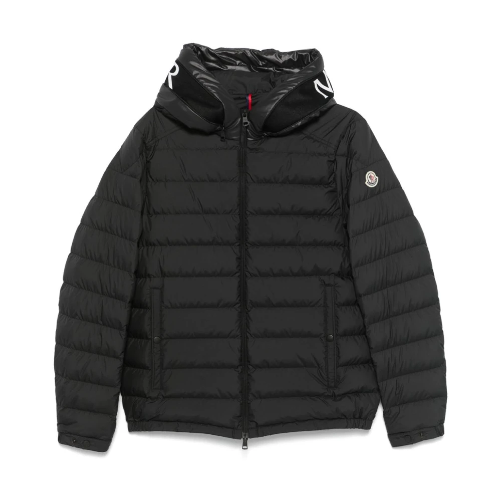 Moncler Gewatteerde Hooded Donsjas Black Heren