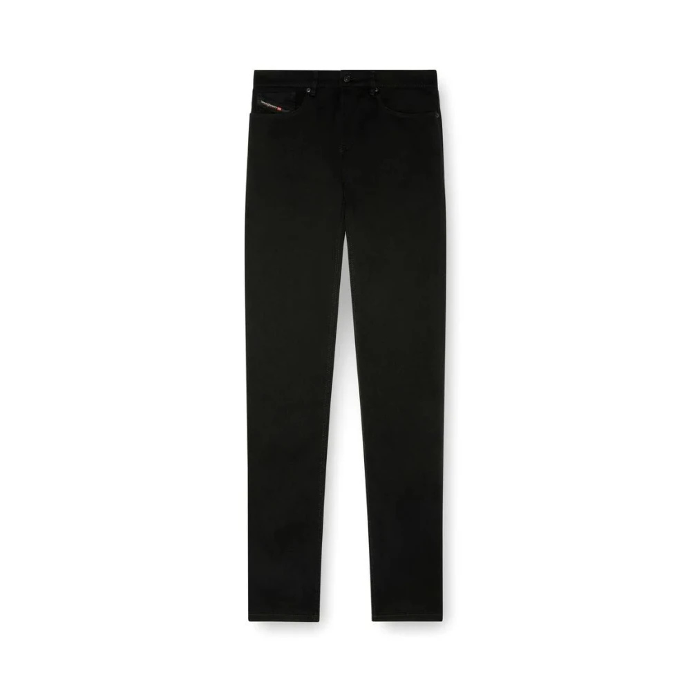 Diesel Mannelijk Zwart Jeans Heren, W36 L32, Leer, Slim-Fit Jeans