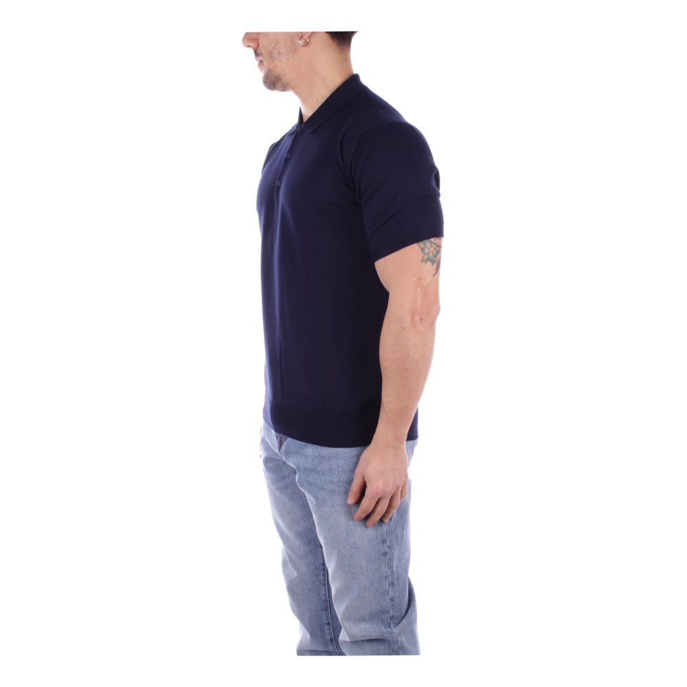 K-way Polo Shirts Blue Heren