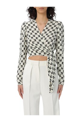 geometric-print-wrap-blouse