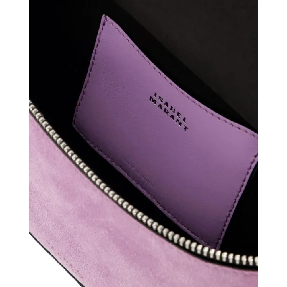 Isabel Marant Pre-owned Leather shoulder-bags Purple Dames