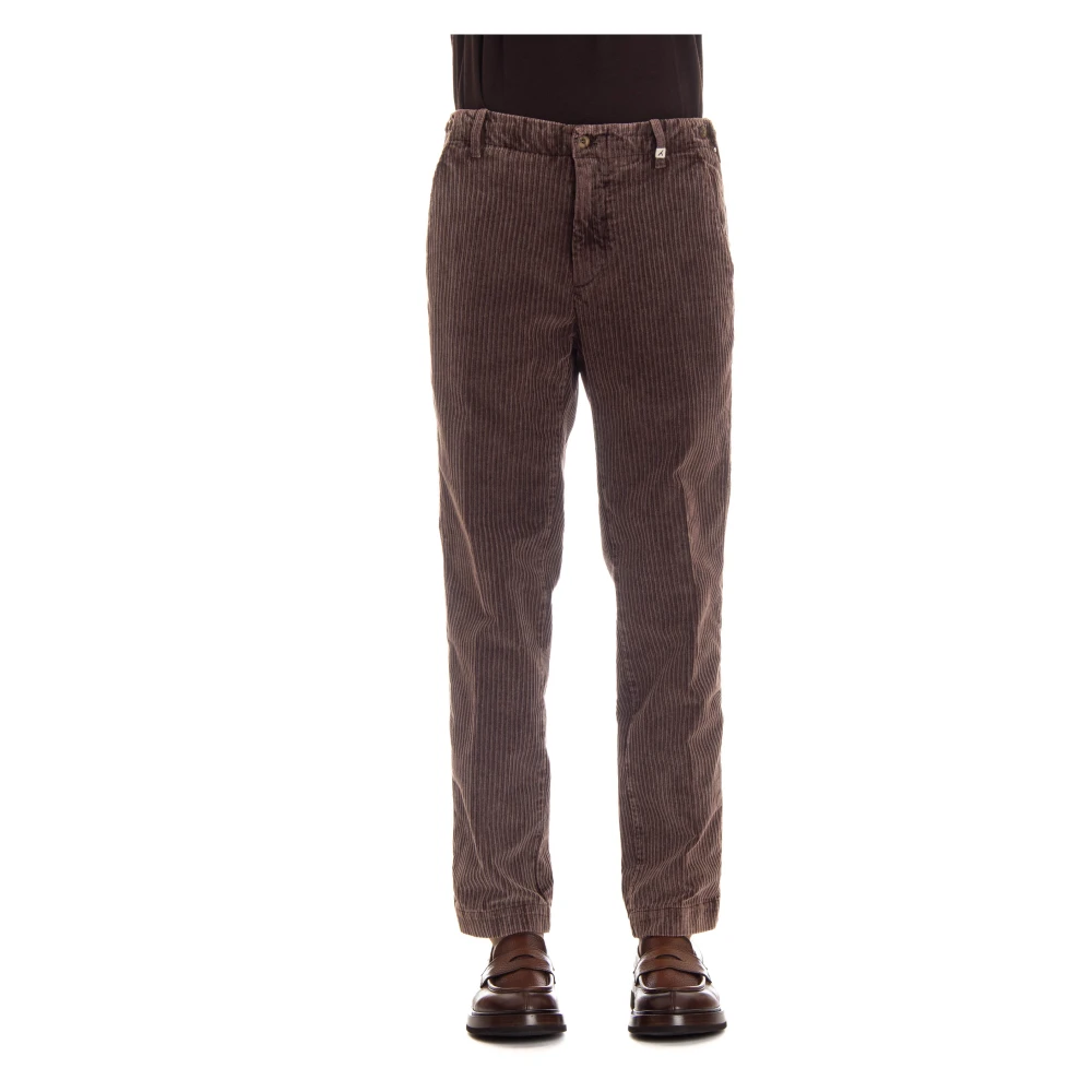 Myths Bruine Chino Broek met Ambacht Brown Heren
