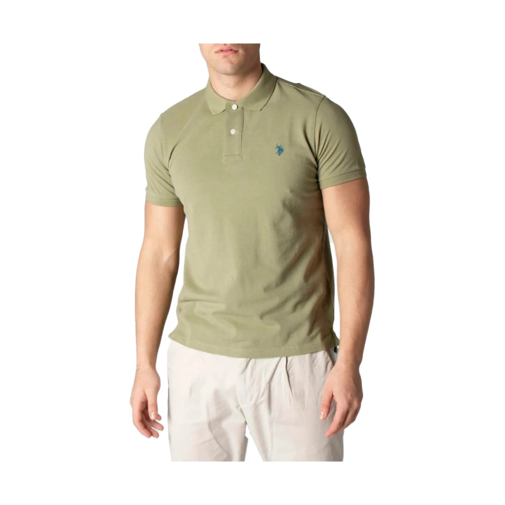 U.s. Polo Assn. Hombre Verde Camisetas, Talla: Xl