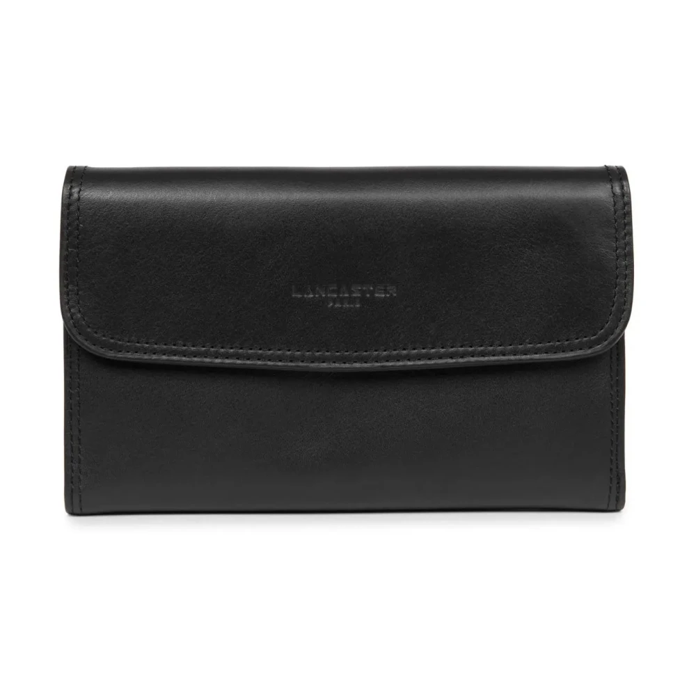 Lancaster Black Wallets & Cardholders, Female, One Size, Compagnon Soft Vintage