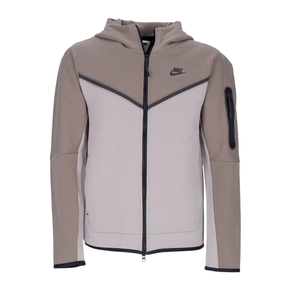 Nike Tech Fleece Full-zip Hoodie Gray Heren