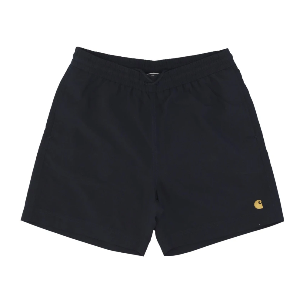 Carhartt WIP Donkerblauw Goud Zwembroek met Mesh Black Heren