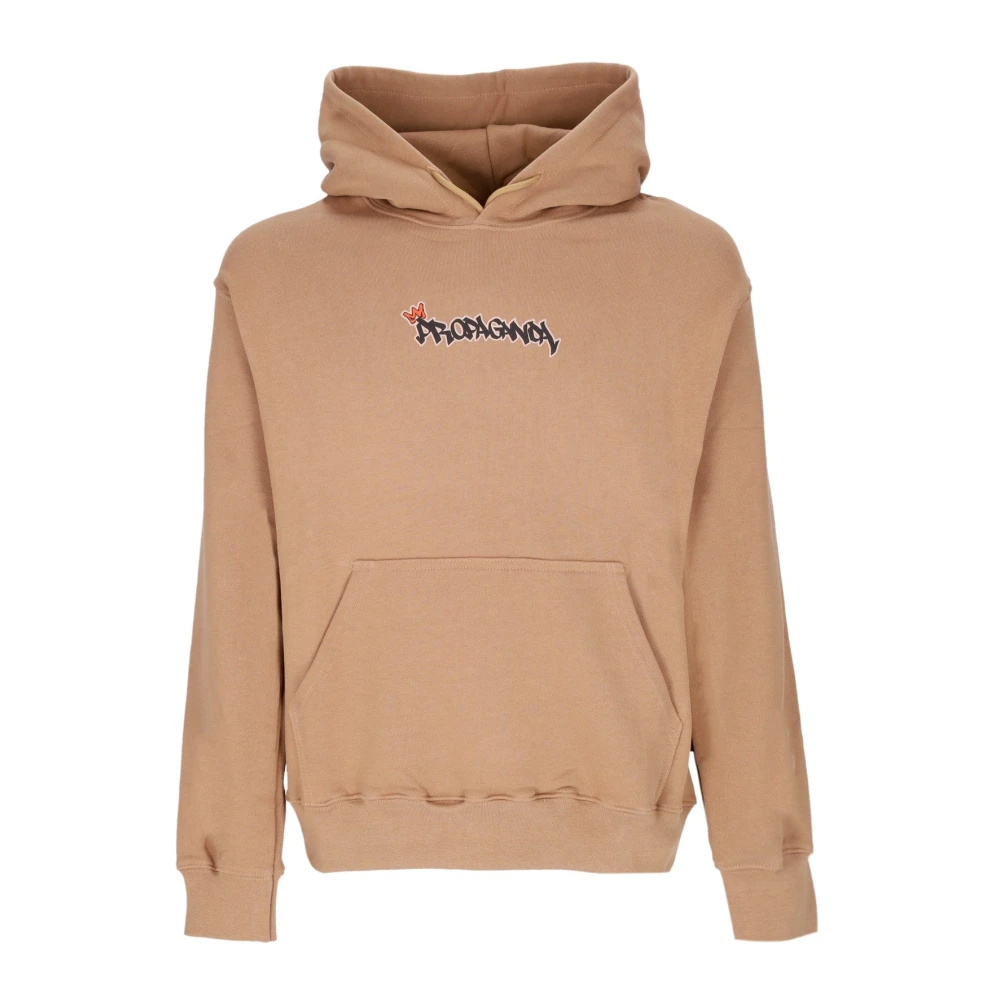 Propaganda Prince Hoodie Camel Sweatshirt met lange mouwen Brown Heren