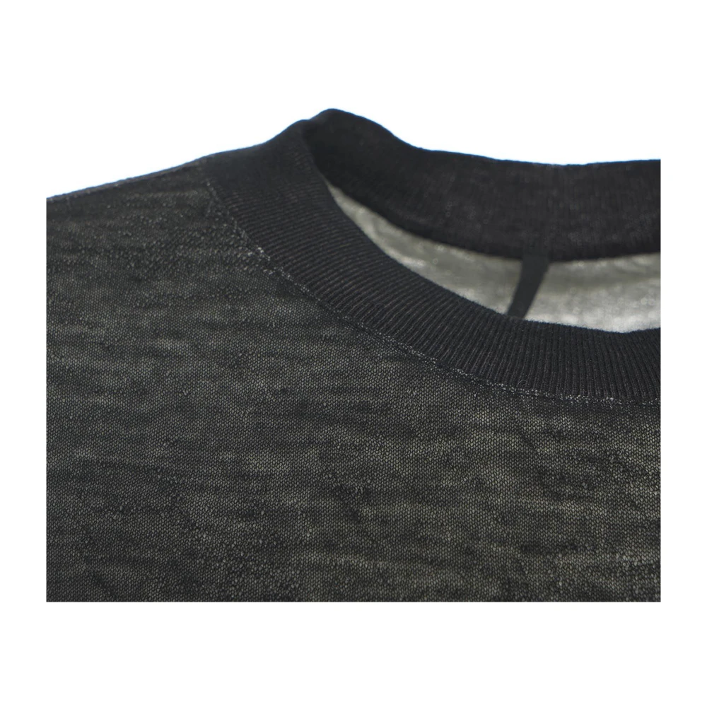 Transit Zwarte Gebreide Trui Aw24 Black Heren