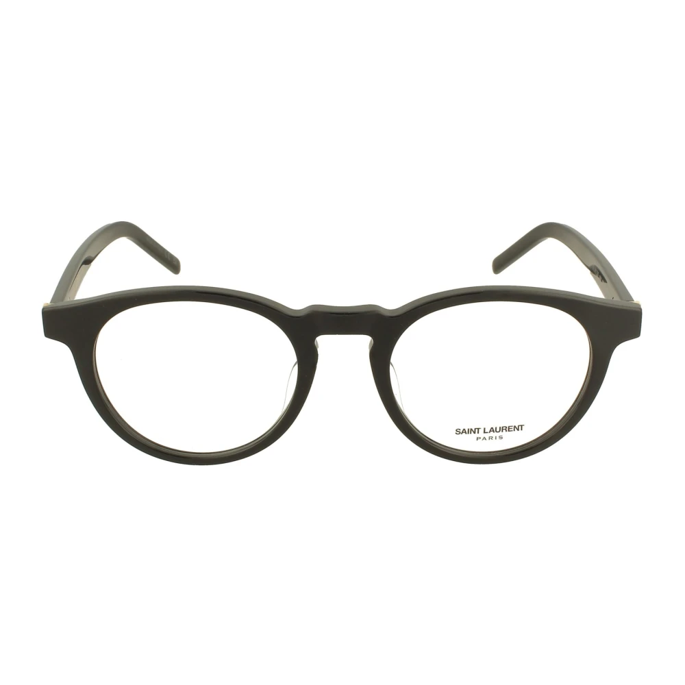 Saint Laurent Uppgradera din glasögonstil med ovala glasögon Black, Dam
