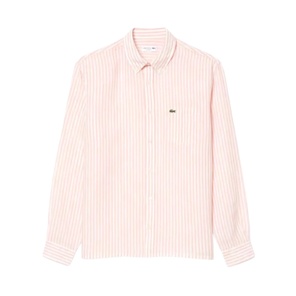 Lacoste Uomo Rosa Magliette, S, New,