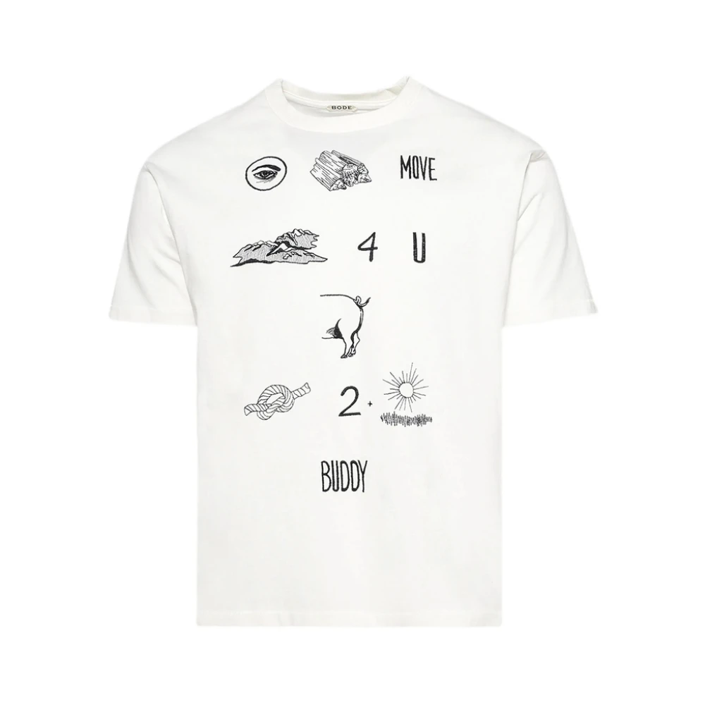 Bode - Tops > T-Shirts - White - Bode - Modalova