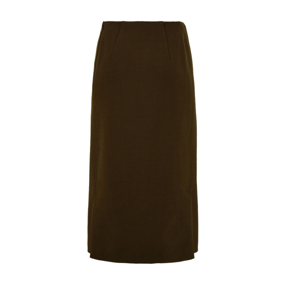 Aspesi Midi Rok Green Dames