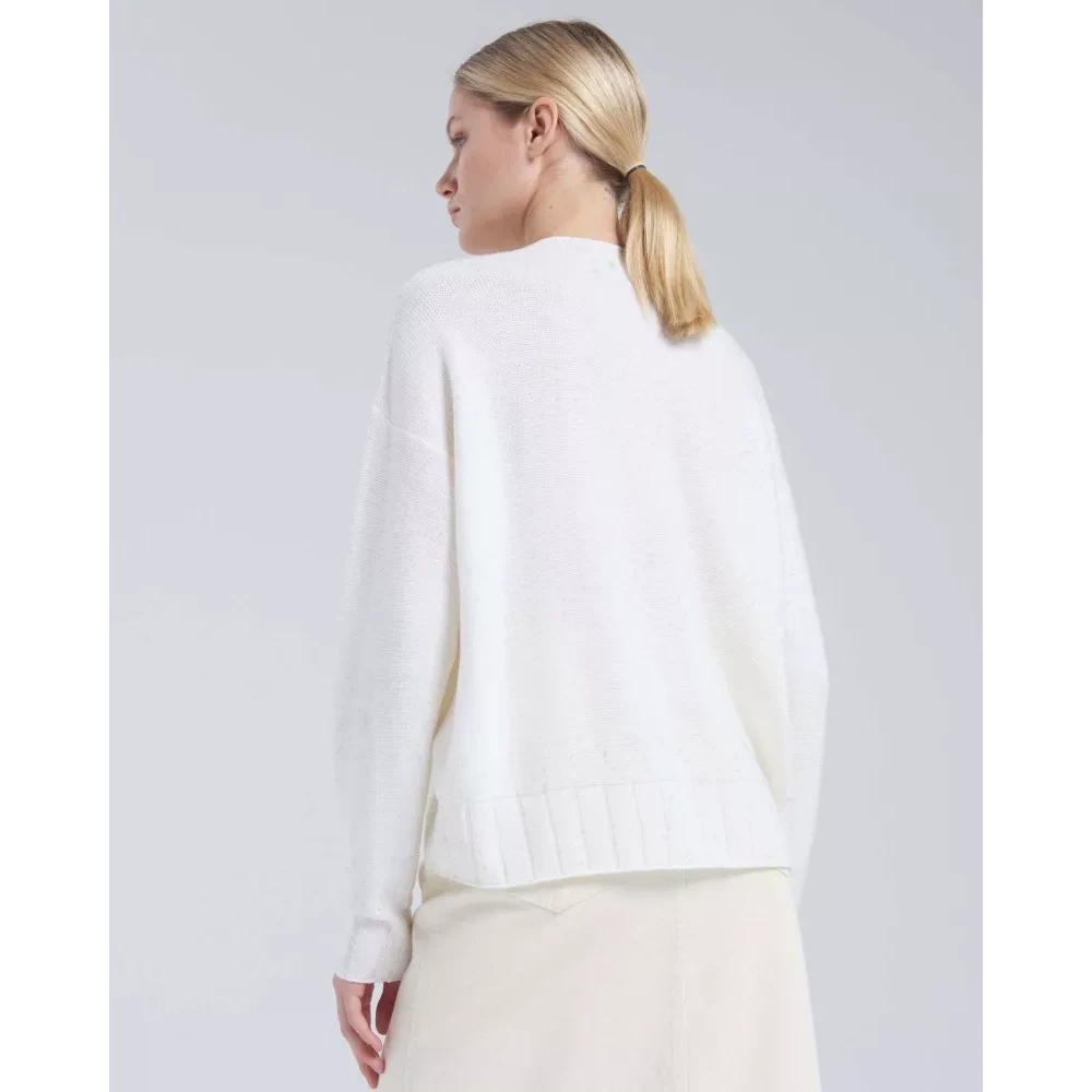 Lorena Antoniazzi Wollen Trui White Dames
