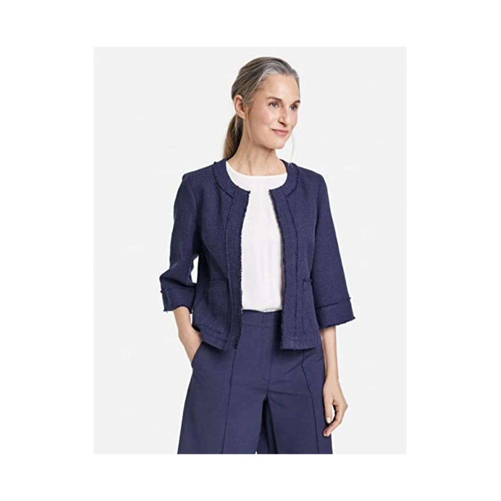 Gerry Weber Elegante Blazer voor Vrouwen Blue Dames