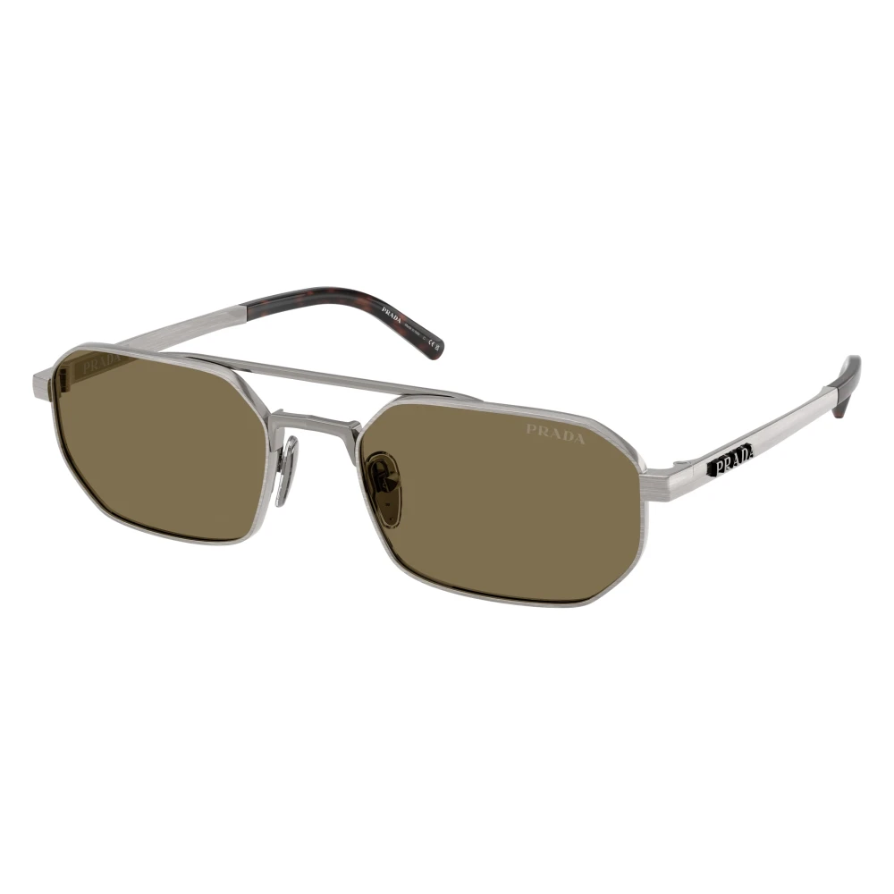 Prada Gray Sunglasses, Male, 55 Mm, Pr D53s Sunglasses