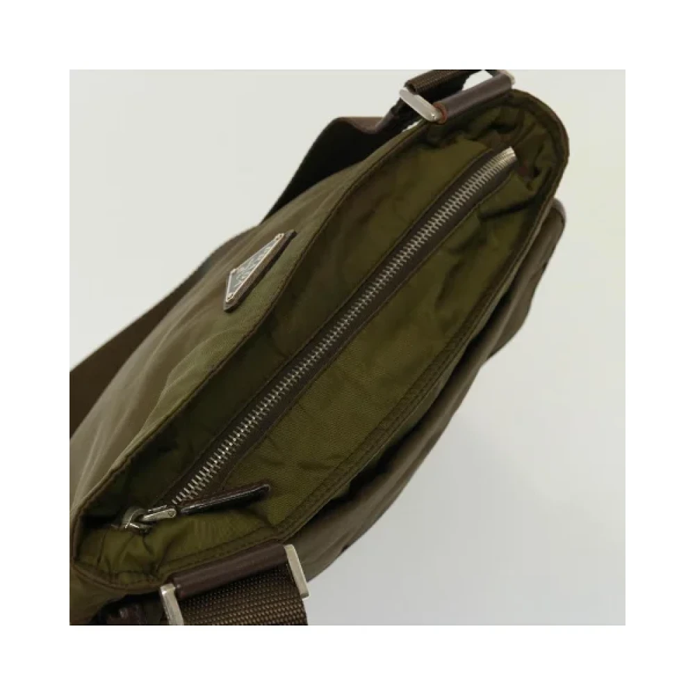 Prada Vintage Pre-owned Fabric prada-bags Brown Dames