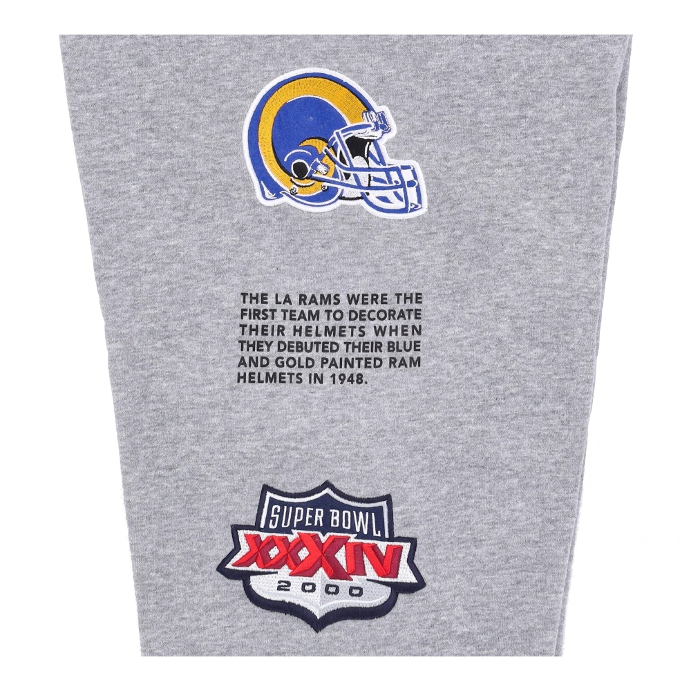 Mitchell & Ness Los Angeles Rams Fleece Trainingsbroek Gray Heren