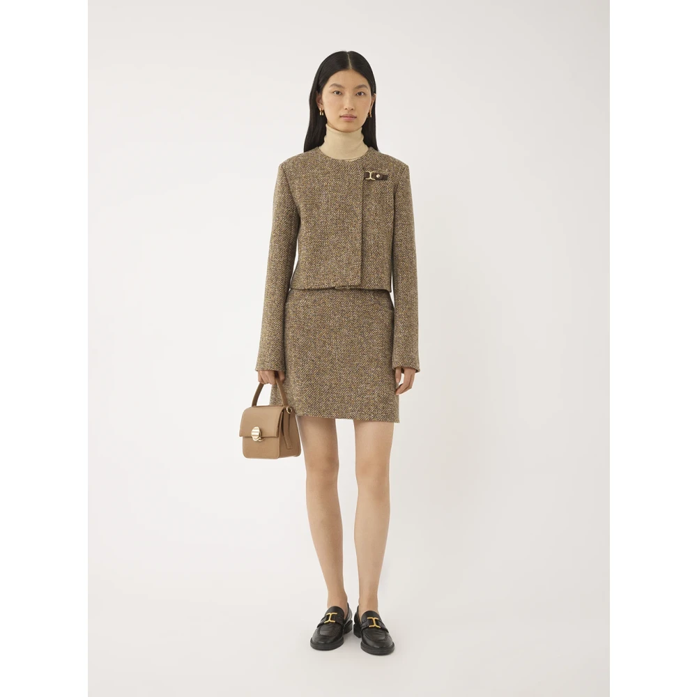 Chloé Beige Leren Crossbody Tas Beige Dames