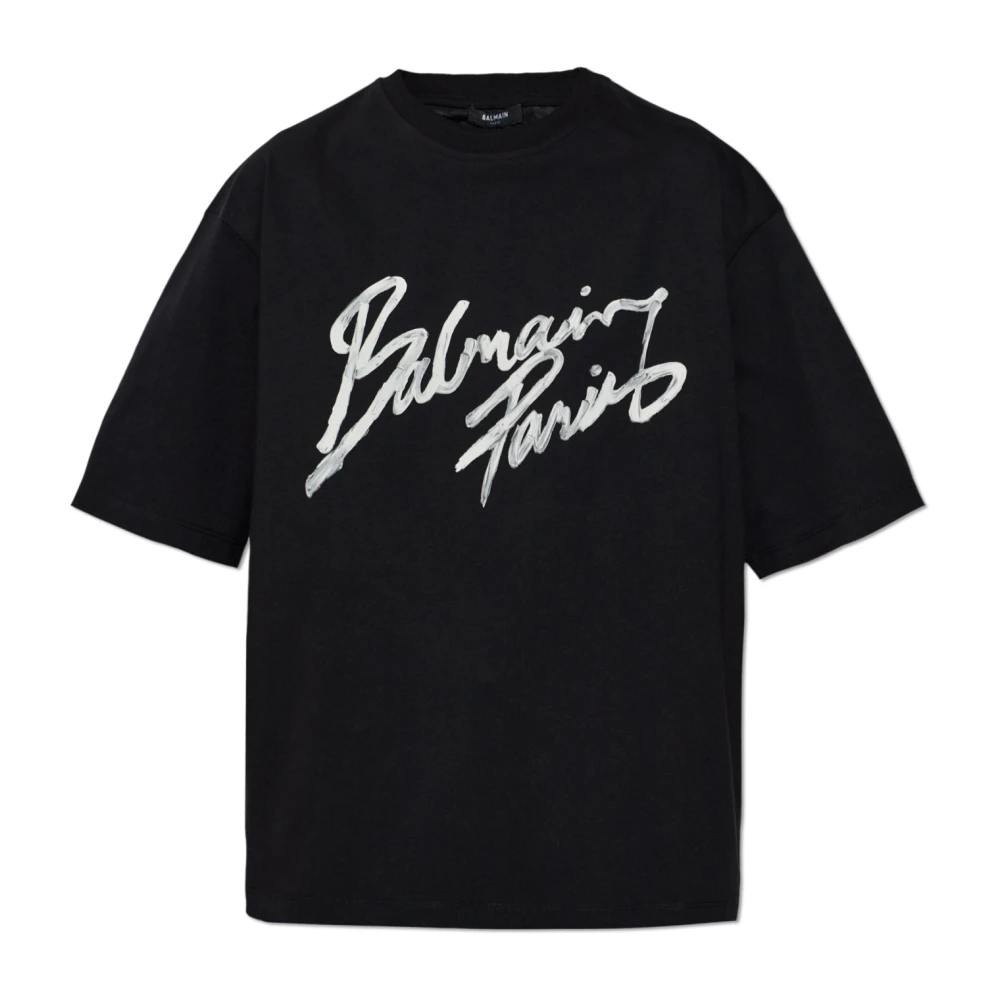 Balmain Donna Nero - Boxy T-Shirt - Tops - S